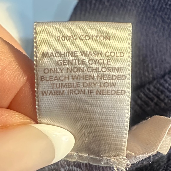 Loft Polar Bear Cotton Sweater Blue Crew Neck - Picture 4 of 4